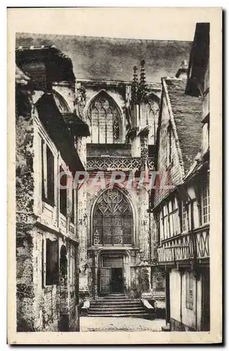 Cartes postales Lisieux Rue de la paix portail de l&#39eglise saint jacques