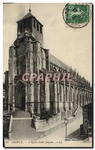 Cartes postales Lisieux L&#39eglise saint jacques