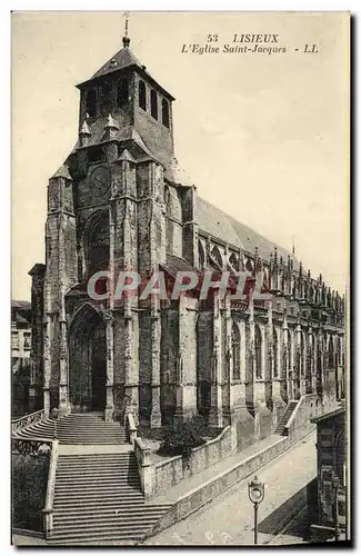 Cartes postales Lisieux L&#39eglise saint jacques