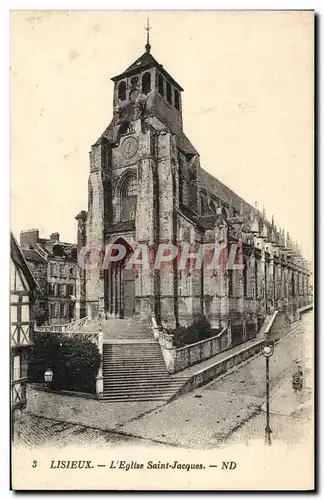 Cartes postales Lisieux L&#39eglise saint jacques