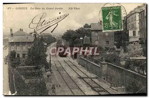 Cartes postales Lisieux La Gare du Grand Jardin