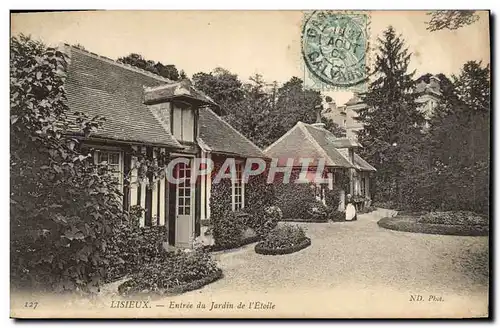 Cartes postales Lisieux Entree du Jardin de L&#39Etoile