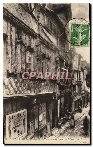 Cartes postales Lisieux La Manoir de la Salamandre Rue aux Fevres