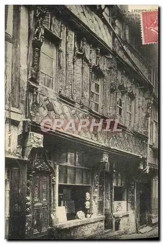 Cartes postales Lisieux Rue aux Fevres manoir de la Salamandre