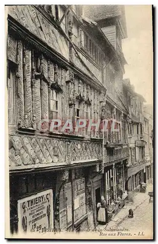 Ansichtskarte AK Lisieux Le Manoir de la Salamandre Rue aux Fevres