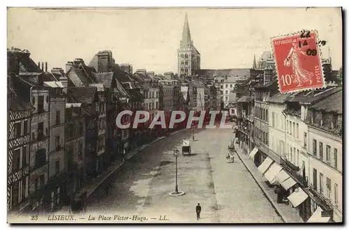 Cartes postales Lisieux La Place Victor Hugo