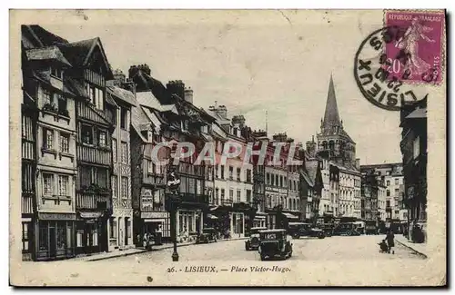 Cartes postales Lisieux Place Victor Hugo