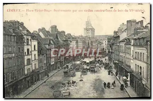 Cartes postales Lisieux Place Victor Hugo