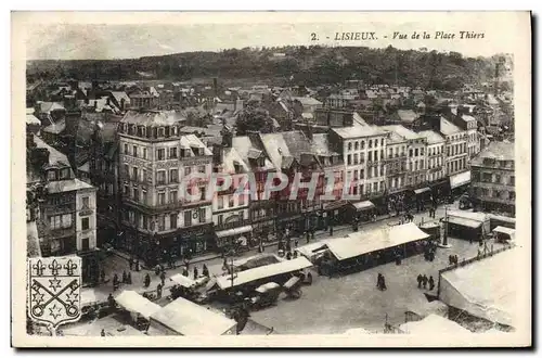 Ansichtskarte AK Lisieux Vue de la Place Thiers