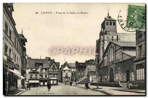 Ansichtskarte AK Lisieux Place de la Halle au Beurre