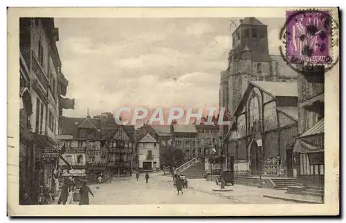 Cartes postales Lisieux Place du Marche au Beurre