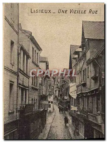 Cartes postales Lisieux Une Vieille Rue