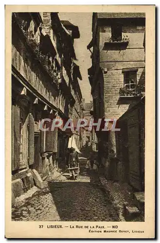 Cartes postales Lisieux La Rue de la Paix