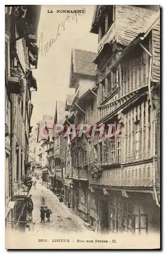 Cartes postales Lisieux Rue aux Fevres