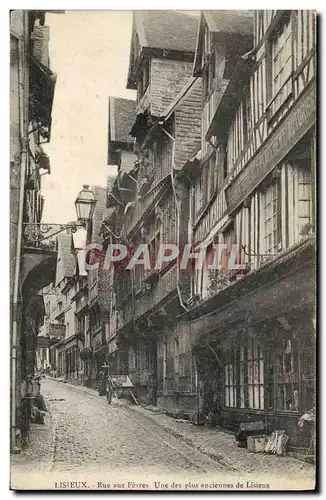 Cartes postales Lisieux Rue aux Fevres Une des plus anciennes de Lisieux