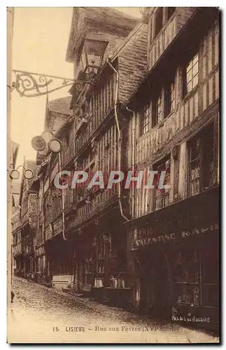 Cartes postales Lisieux Rue aux Fevres