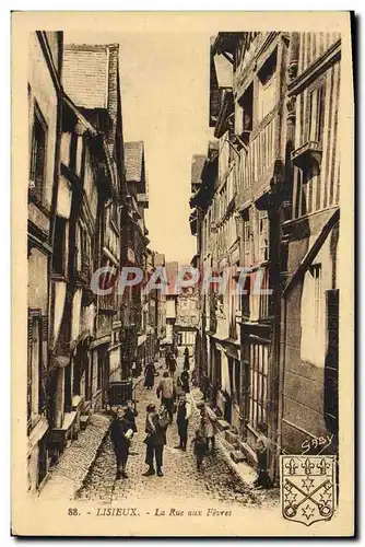 Cartes postales Lisieux La Rue aux Fevres