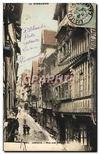 Cartes postales Lisieux Rue aux Fevres