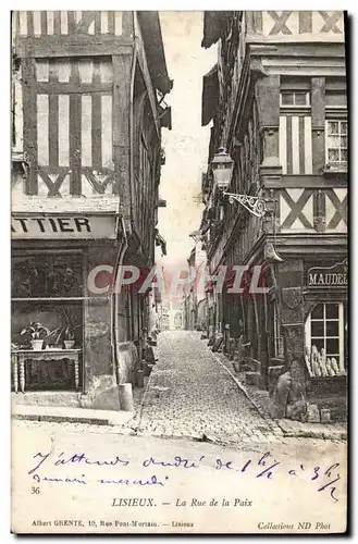 Cartes postales Lisieux La Rue de la Paix