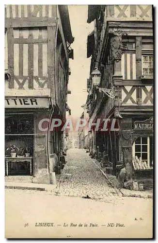 Cartes postales Lisieux La Rue de la Paix