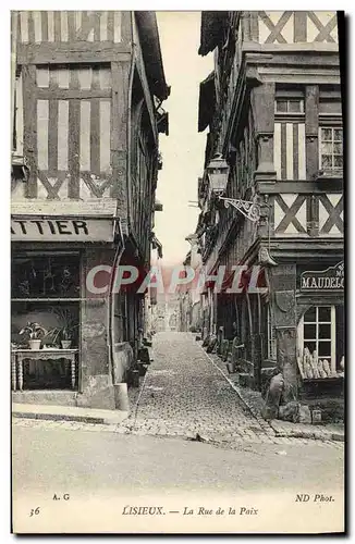 Cartes postales Lisieux La Rue de la Paix