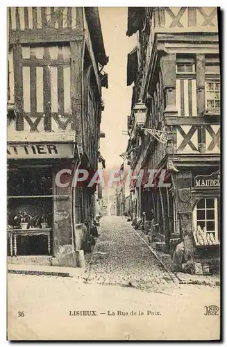 Cartes postales Lisieux La Rue de la Paix