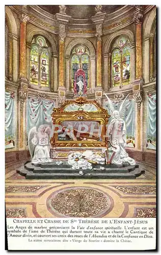 Cartes postales Chapelle et Chasse de Ste Therese de L'Enfant Jesus