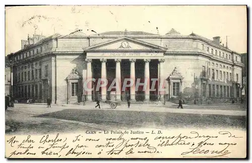 Cartes postales Caen Le Palais de Justice