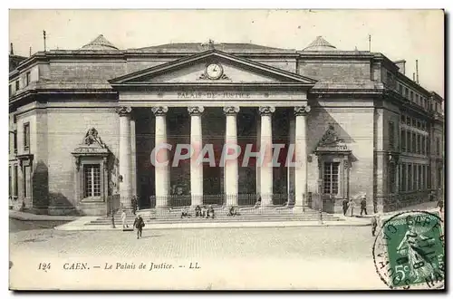 Cartes postales Caen Le Palais de Justice