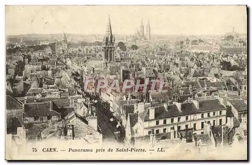 Ansichtskarte AK Caen Panorama pris de Saint Pierre