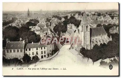 Cartes postales Caen Vue prise de l&#39Abbaye aux Dames