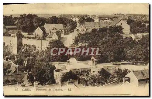 Cartes postales Caen Panorama du Chateau