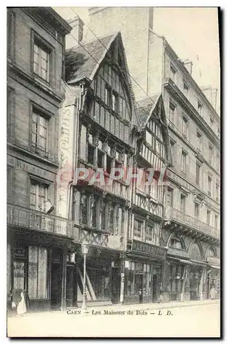 Cartes postales Caen Les Maisons de Bois Levrard