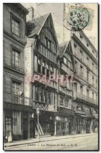 Cartes postales Caen Les Maisons de Bois Levrard