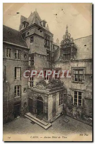 Cartes postales Caen Ancien Hotel de Than