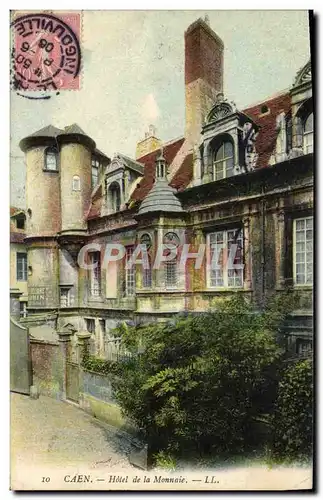 Cartes postales Caen Hotel de la Monnaie