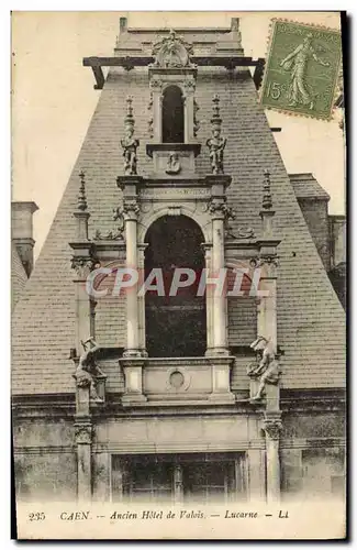 Cartes postales Caen Ancien Hotel de Valois Lucarne