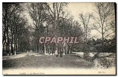 Cartes postales Caen Le Grand Cours