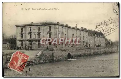 Cartes postales Caen Caserne Hamelin cote de l'Orne Militaria