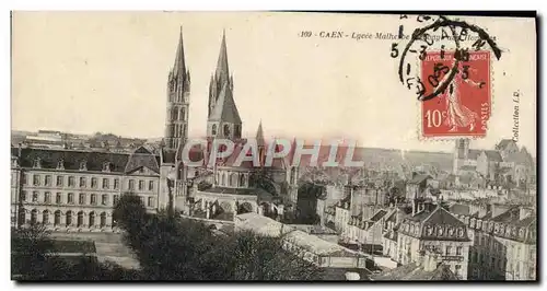 Cartes postales Caen Lycee Malherbe