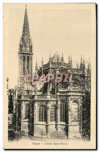 Cartes postales Caen Abside Saint Pierre