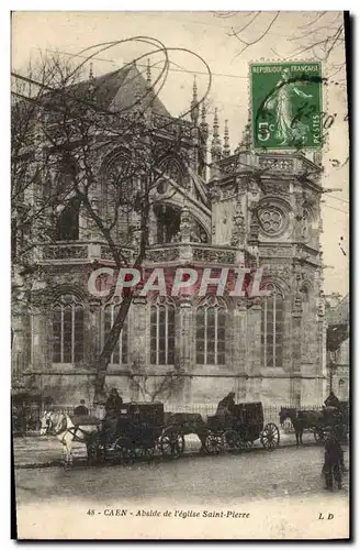 Cartes postales Caen Abside de L&#39Eglise Saint Pierre