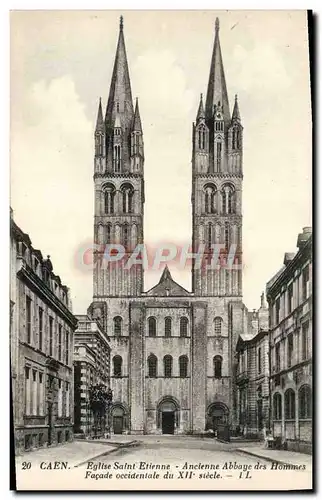 Cartes postales Caen Eglise Saint Etiene Ancienne Abbaye des Hommes