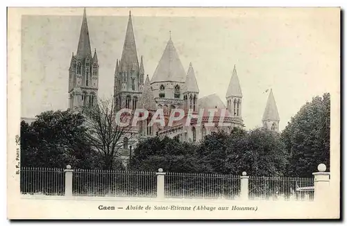 Cartes postales Caen Abside de Saint Etienne Abbaye aux hommes