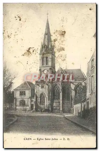 Cartes postales Caen Eglise Saint Julien