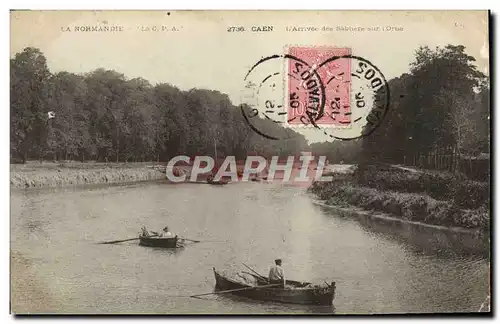 Cartes postales Caen L'arrivee des sabliers dans l'Orne