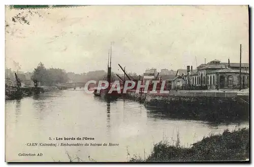 Ansichtskarte AK Caen Embarcadere du Bateau du Havre