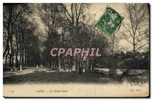 Cartes postales Caen Le Grand Cours