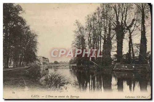 Cartes postales Caen L'Orne en amont du Barrage