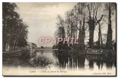 Cartes postales Caen L'Orne en amont du Barrage